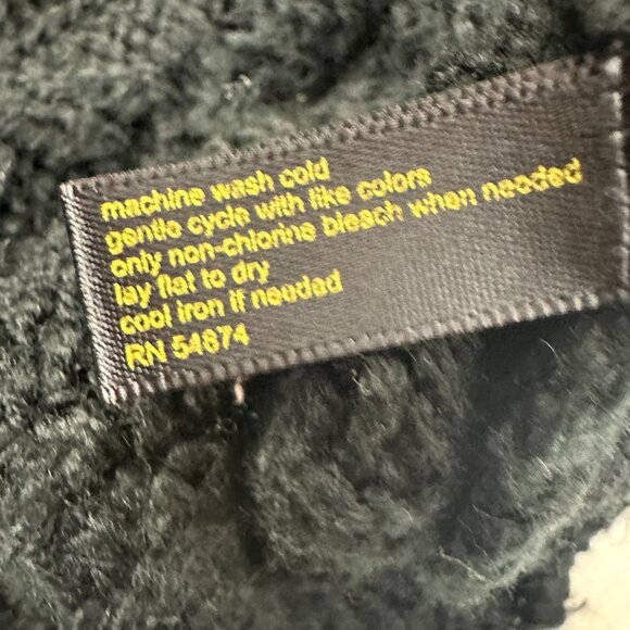 Outback Red Women's Knit Cardigan Sweater with Belt Size XS Black - Picture 7 of 8